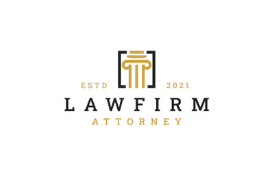 Law firm Logo, Universal Legal, Lawyer, Justice Scales Logo Design