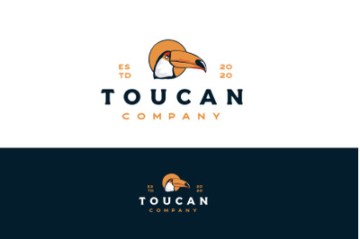 Vintage Bird Toucan Logo Design