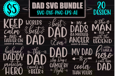 Dad SVG Bundle cut file