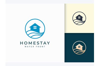 Beach Apartment Logo Template