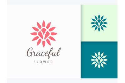 Abstract Flower Logo Template