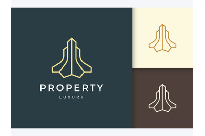 Apartment or Resort Logo Template