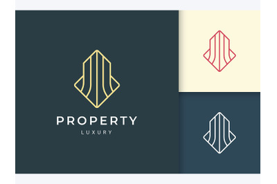 Real Estate or Apartment Logo Template