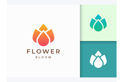 Abstract Bloom Flower Logo Template