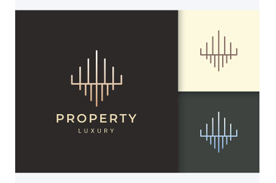 Property Logo in Luxury Shape