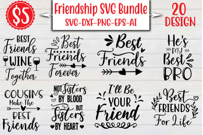 Friendship SVG Bundle cut file