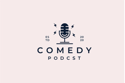 Mic and Smile, Podcast Logo Design Inspiration