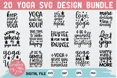 Yoga SVG Bundle,Yoga SVG Bundle for sale!