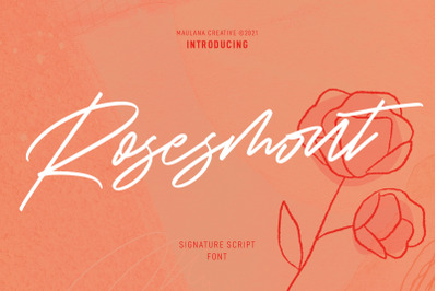 Rosesmont Signature Script Font