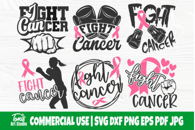 Fight Cancer SVG Bundle, Breast Cancer Svg