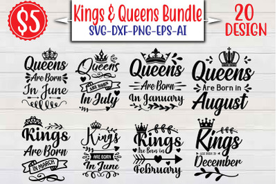Kings &amp; Queens Bundle cut file