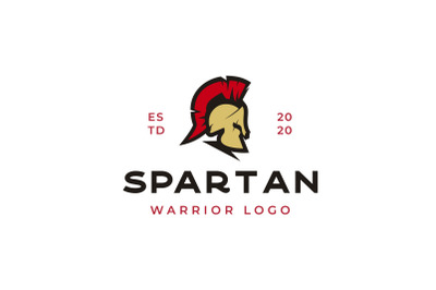 Vintage Spartan Sparta Logo, Spartan Helmet Logo Design