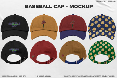 Baseball Cap - Mockup