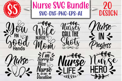 Nurse SVG Bundle  cut file
