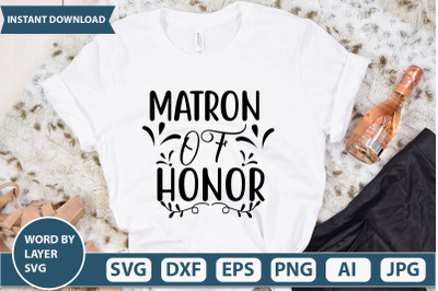 MATRON OF HONOR 3 SVG CUT FILE