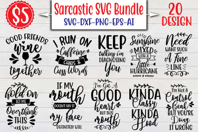 Sarcastic SVG Bundle cut file