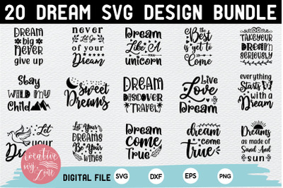 Dream SVG design Bundle