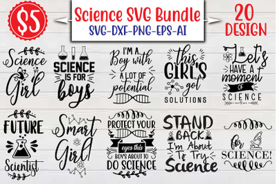 Science SVG Bundle cut file