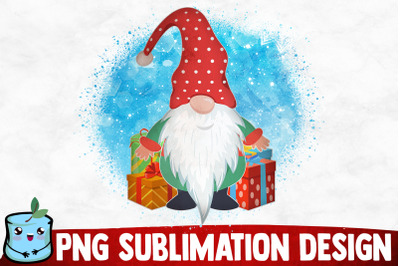 Christmas Gnome Sublimation Design