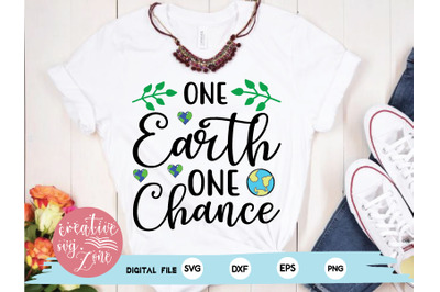 one earth one chance svg