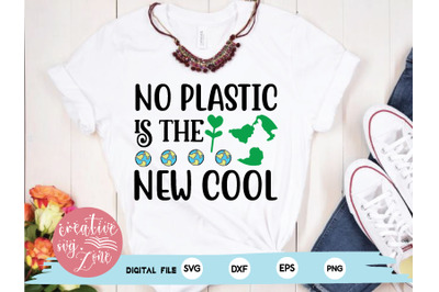 no plastic is the new cool svg