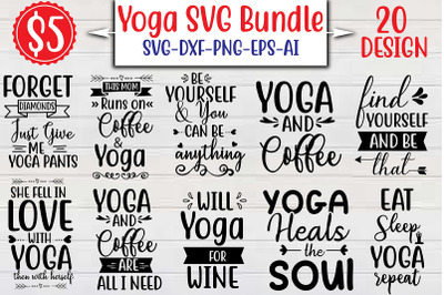 Yoga SVG Bundle cut file