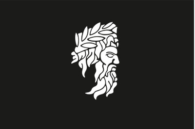 Greek god Zeus, Ancient Greek God Sculpture Philosopher Logo