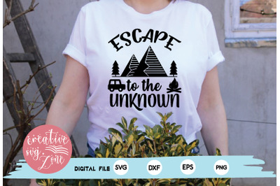 escape to the unknown svg