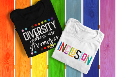 Diversity and Inclusion Duo | SVG | PNG | DXF | EPS