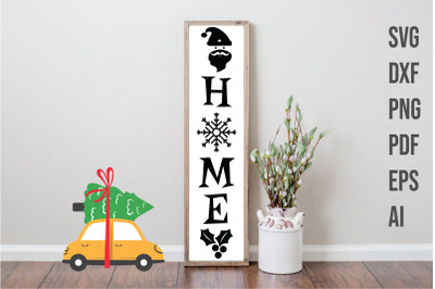 Fall Porch Sign SVG - Home