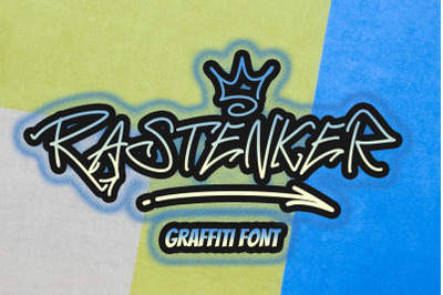 RASTENKER - Graffiti Font