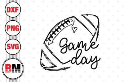 Game Day SVG, PNG, DXF Files