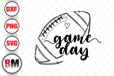 Game Day SVG, PNG, DXF Files