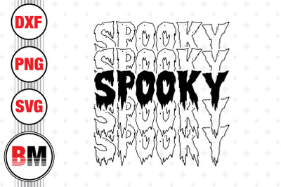 Spooky SVG&2C; PNG&2C; DXF Files