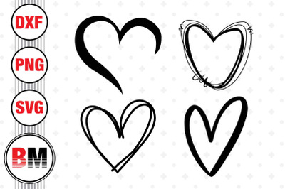 Hand Heart SVG, PNG, DXF Files