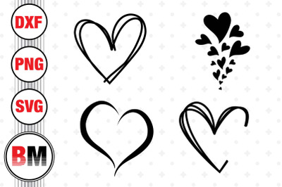 Hand Heart SVG&2C; PNG&2C; DXF Files