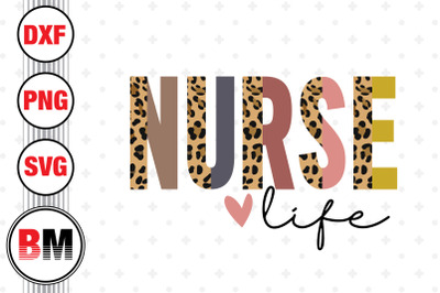 Nurse Life Half Leopard PNG Files