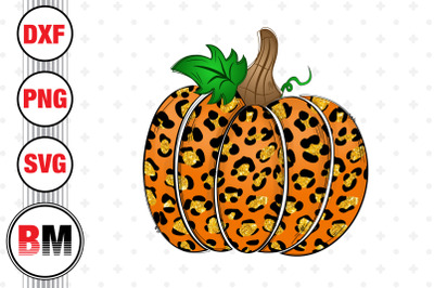 Hand Drawn Pumpkin Leopard PNG Files