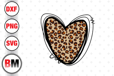 Heart Leopard PNG Files