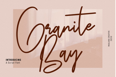 Granite Bay Script Font