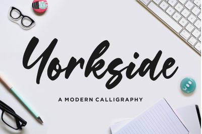 Yorkside Modern Calligraphy Font
