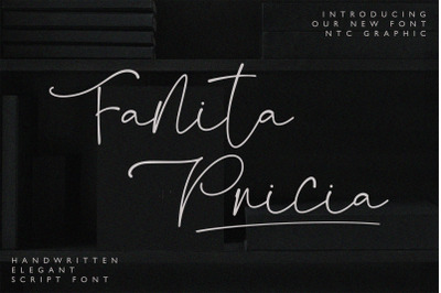 Fanita Pricia - Elegant Script Font