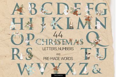 Christmas alphabet