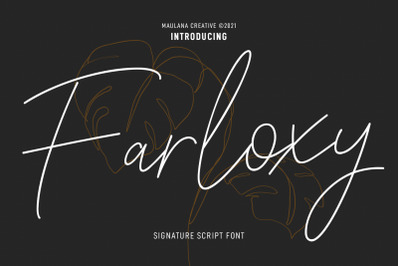 Farloxy Signature Script Font