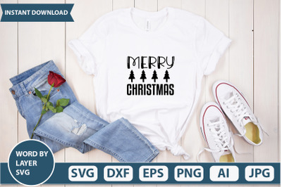 Merry Christmas svg cut file