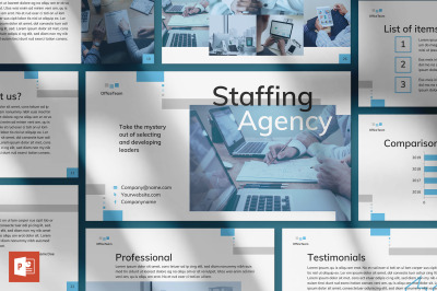 Staffing Agency PowerPoint Presentation Template
