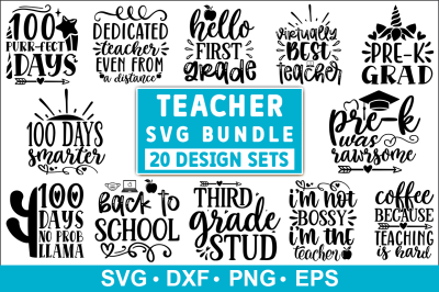 Teacher SVG Bundle&2C; Teacher Quotes