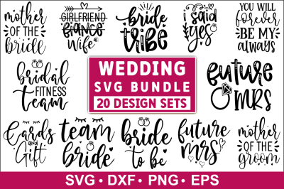 Wedding SVG Bundle