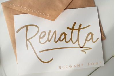 Renatta - Elegant Script Font