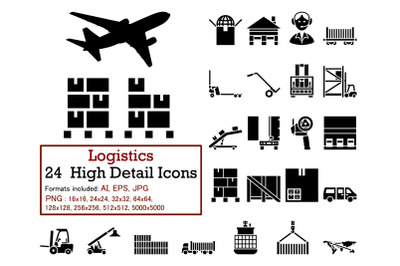 Logistics Icon Set